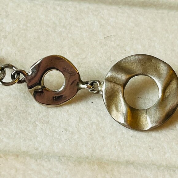 Birks Sterling Silver Statement Necklace with Graduated Circles - Picture 9 of 10